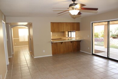 Family Rm looking at Kitchen Area
