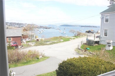 View from covered porch