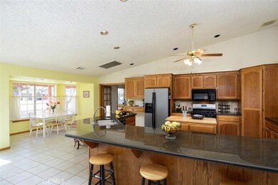 Updated kitchen with huge granite counters