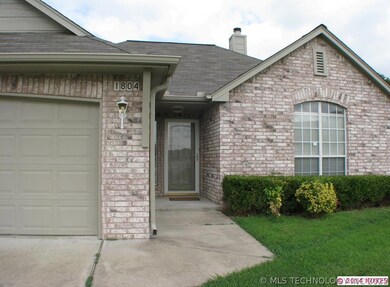 Beautiful brick entry into a beautiful home.