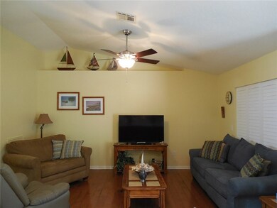 Living room is large and handy for entertaining