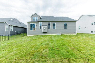 Rear Elevation with fully sodded yard