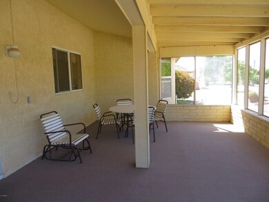 Screened patio