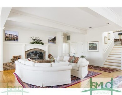 Formal living area of the Great Room focuses on th