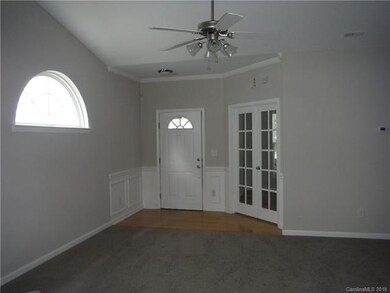 Front entry, French doors to secondary bedroom