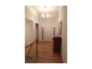 HARDWOOD ENTRY WITH CHANDELIER