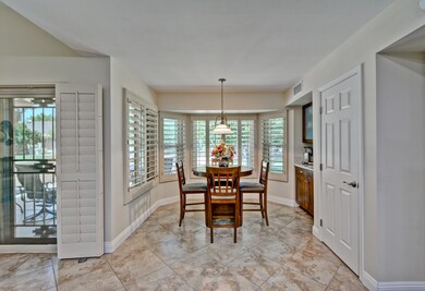 DINING AREA WITH BAY WINDOW