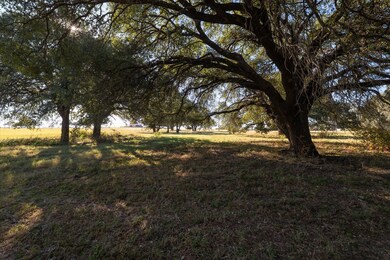 Relax under the mature oak trees.