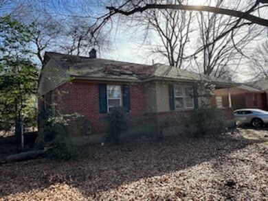 View of single story home