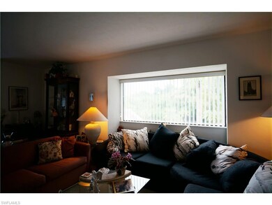 The living room is generous in size.