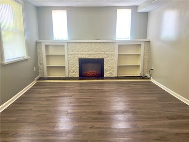 Living Area w fireplace