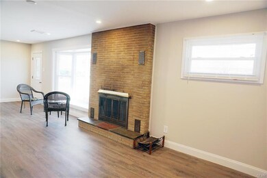Wood burning fireplace to be enjoyed by entire ope