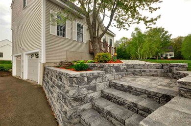 Custom hardscape welcomes you home