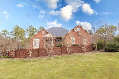View of front of property featuring brick siding a