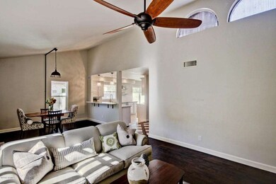 Living room to kitchen