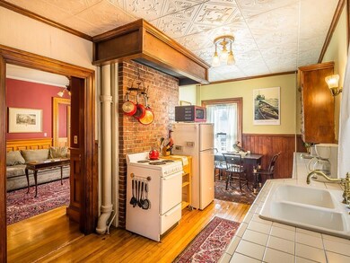 Kitchen and dining area