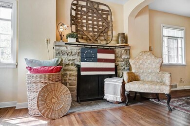 Working fireplace
