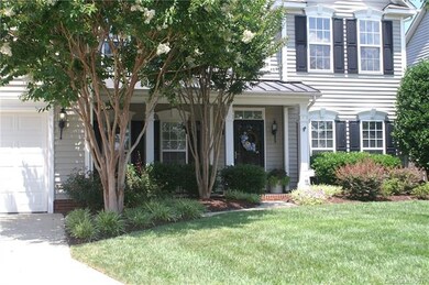 Adorable front porch for your morning coffee