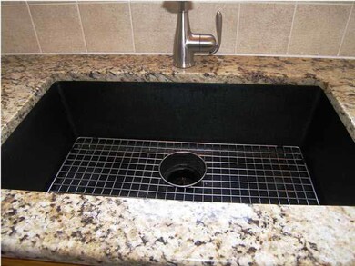 The sub-mount sink in the kitchen is extra deep.