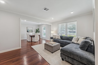 The thoughtfully designed floor plan flows effortl