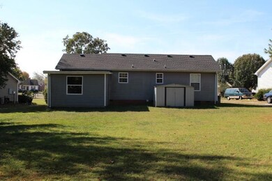 View from back property line.