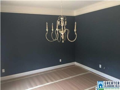 Dramatic dining room off the foyer