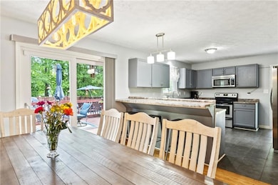 Dining Area Overlooking The Kitchen