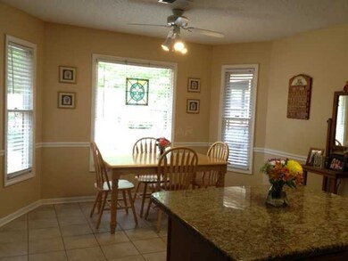 Separate Breakfast Room with View of the Pool