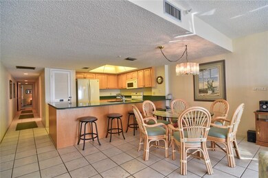 Easy to maintain tile flooring in kitchen, hallway
