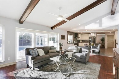 Looking toward Kitchen from Family room