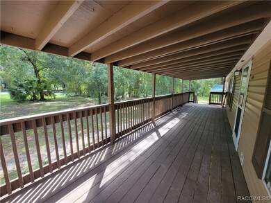 Large front porch