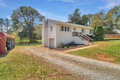 View of front of property with a front lawn