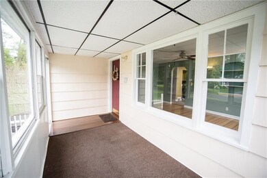 Enclosed front porch