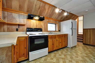 2nd floor over barn. Open concept to livingroom.