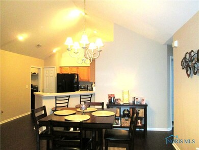 High ceilings & open floor plan