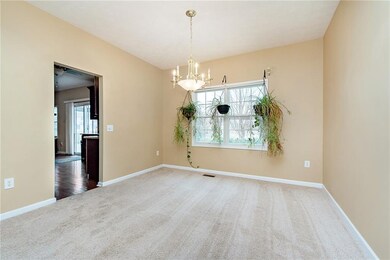 Large and Bright formal dinning room.