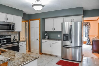Kitchen has a pantry.
