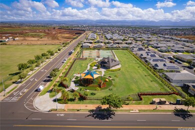 Pa'ani Park with pickle ball, volleyball, and half