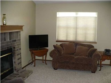 LIVING ROOM HAS FIREPLACE WITH GAS STARTER