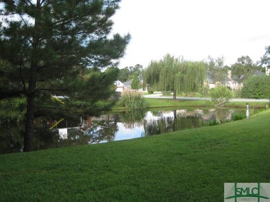 View of backyard and Lagoon with sides fenced