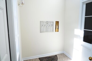 Vestibule with mail slots