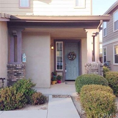 Warm and inviting entrance.