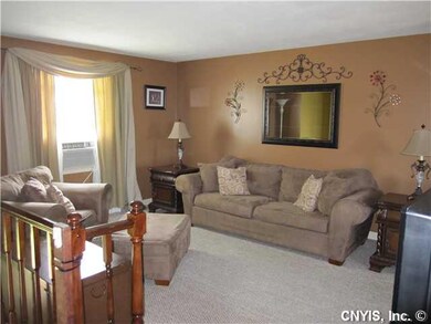 Living Room. Open living room off kitchen.