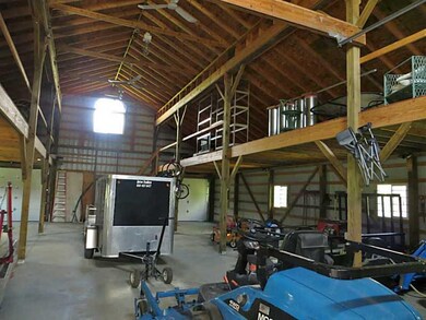 Stable/Barn. Interior of the Pole Barn