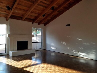 Living Rm with Fireplace & Wood Floor