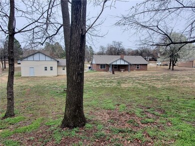 Back view of house and workshop
