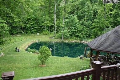 From deck viewing lake and woods