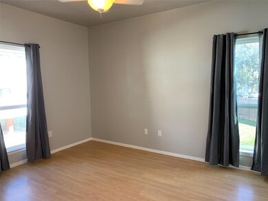 Unfurnished room with light wood finished floors,