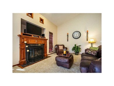 Fireplace.