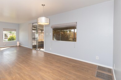 Sliding glass door to screened porch!